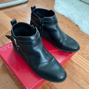 Ankle Boot with Buckle Detail